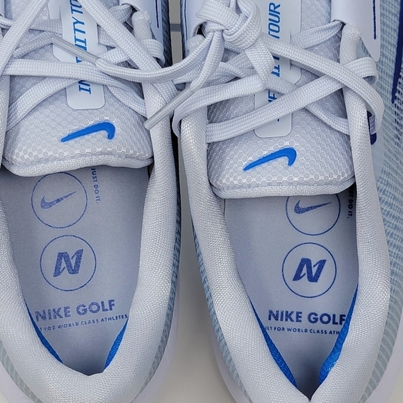 Nike Infinity Tour 2 Golf Shoes Grey/Photo Blue FD0217-001 Mens Size 9.5 New main image 7
